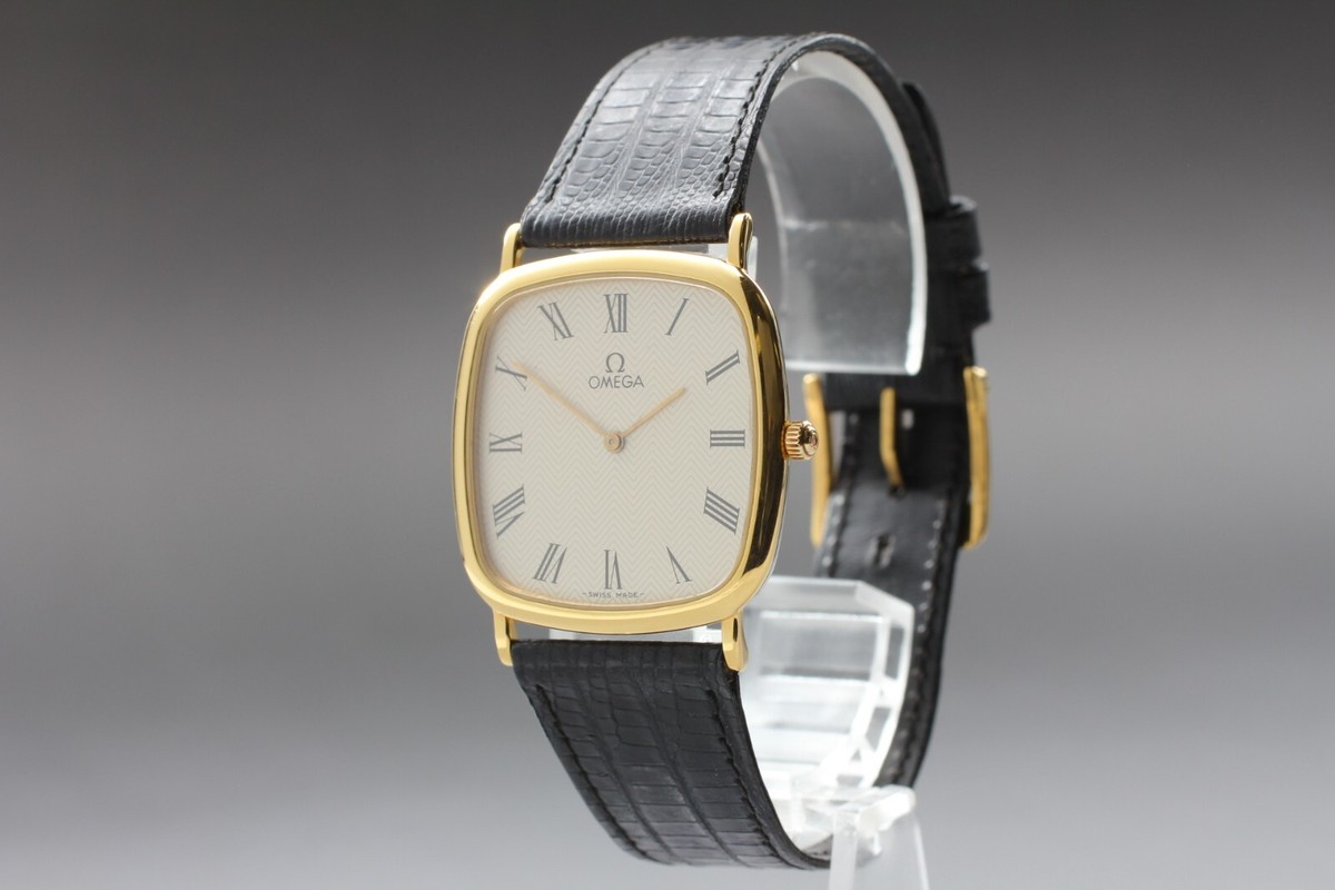 時計 Vintage OMEGA De Ville watch quartz Vintage Omega De Ville Silver Dial Quartz Ultra Thin 32MM
