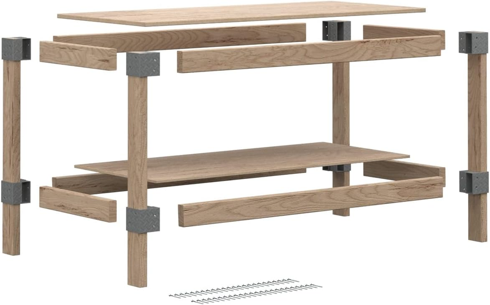 Heavyweight 2' X 4' Do-It-Yourself Workbench Kit,Gray | eBay