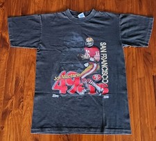 Vintage Joe Montana Tee Medium Salem Sportswear 1991 Single Stitch Football NFL