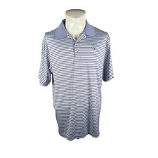Peter Millar Summer Comfor Men's Polo XL Striped Purple White