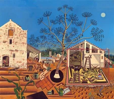 The Farm by Joan Miro, Giclee Canvas Print, in various sizes