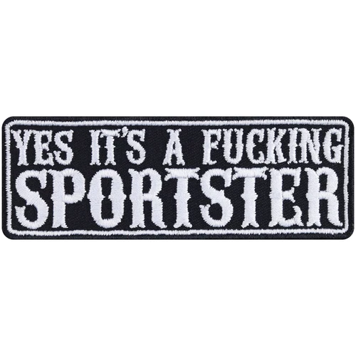 Motorcycle Patch: Yes, it's a fucking Sportster Davidson Iron On Biker Patch