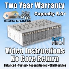 Toyota Prius C 2015  Hybrid Battery 20 Pack Cells Modules Balanced 2Yr 24k Wrty