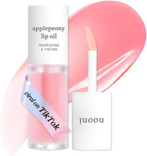 Korean Lip Oil - Applepeony - Plumping & Hydrating Tinted Lip Gloss