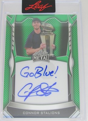 2025 Leaf Metal CONNER STALIONS Inscription ''Go Blue!'' Michigan  /20