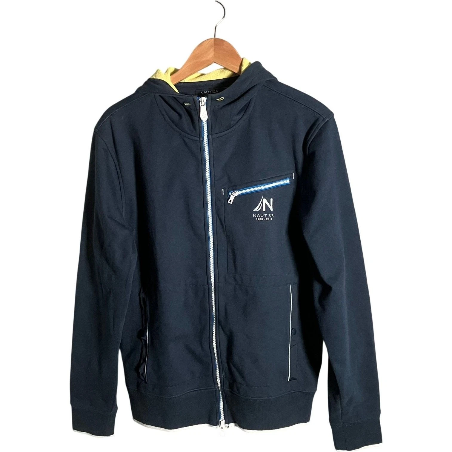 Nautica Hoodie Women’s Size S Blue Full Zip Hooded Casual Logo Outdoor
Opens in a new window or tab