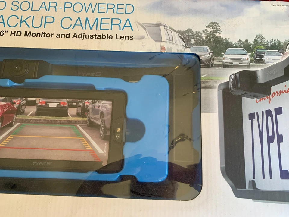 Type S HD Solar Powered Backup Camera With 6 In Monitor And Adjustable Lens - Image 4 of 4