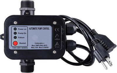 #ad Smart Water Pump Pressure Controller Automatic Electronic Switch Adjustable $39.99