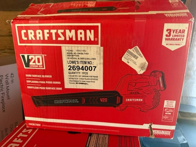 #ad #ad Craftsman V20 2.0Ah Cordless Leaf Blower Bare Tool No Battery or Charger New $35.00