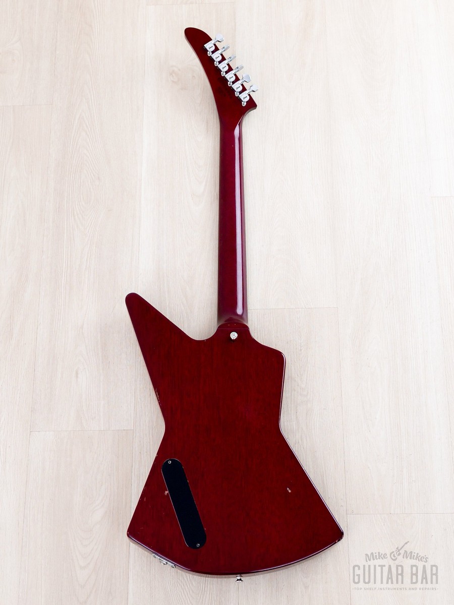 1998 Gibson Explorer '76 Vintage Reissue Clapton Cut Mod Wine Red