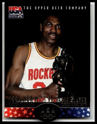 1996 Upper Deck USA #23 Hakeem Olajuwon USA
