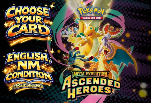 Pokemon ME 2.5 Ascended Heroes Choose your card - Complete your set! - Afbeelding 1 van 127