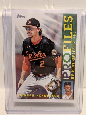 2026 Topps Series 1 -ProFiles Gunnar Henderson #TP-4 | eBay