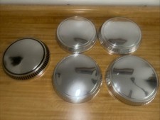 1971-1980 Ford Mustang Fairmont Pinto Bobcat 9.5 Dog Dish Hub Caps 4 Nos  1