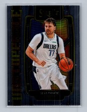 2023-24 Panini Select #18 Luka Doncic Unstoppable Silver Prizms