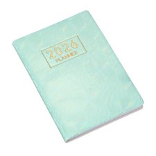 Daily Planner Notebook, 4.2 x 3.1" 2026 to Do List Notebook, Laser Green