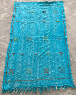 Vintage Traditional Handmade Beautiful Moroccan Kilim Floor Rug Carpet 135x88 cm