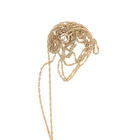 ESTATE SOLID 10K YELLOW GOLD NATURAL DIAMONDS 1" HEART PENDANT 18" NECKLACE 7915 — photo 4