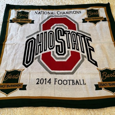 OSU Stadium Blanket 2014 National Champions Bart s Legacy Tournament 59x55 
