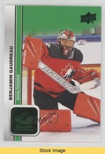 2023 Upper Deck Team Canada Juniors Men's U-20 Green Benjamin Gaudreau READ 16uw