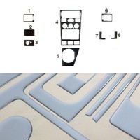 Innenraum Dekor Cockpit FüR Ford Mondeo Mk3 2000-2003 Aluminium Optik 8Tlg