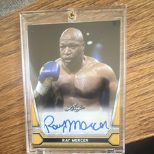 Leaf Ray Mercer #BA-RM2 Autograph Boxing Sports Trading Card 2021 Multisport