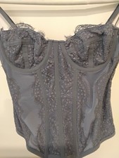 Urban Outfitters out from under blue corset top size small