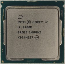 Intel 9th Gen Core i7-9700K 3.6GHz Turbo 4.9GHz 8-Core 12M LGA1151 SRELT SRG15