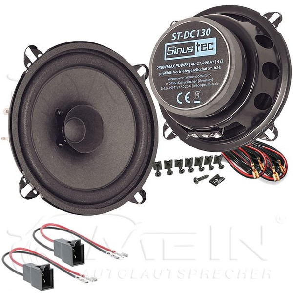 Sinustec Auto Lautsprecher FüR Renault Clio III 2005-2014 Heck Hinten 250W #A2C6-image