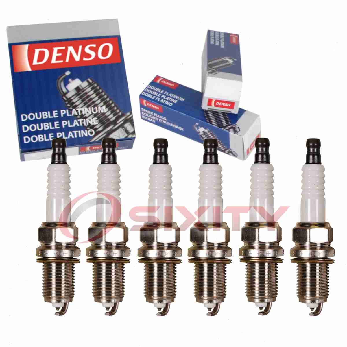 6 pc Denso Platinum Long Life Spark Plugs for 1996 Nissan Pickup 3.0L V6 do