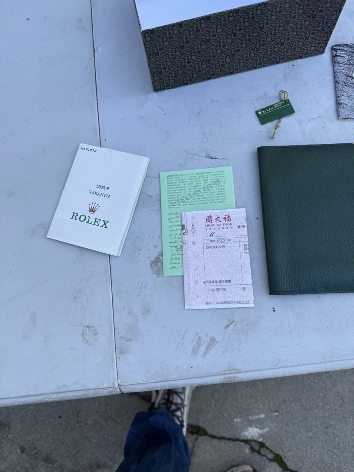 Rolex Cellini Vintage WatcH OUTER Box AND CERTIFICATE - Image 4 of 4