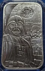 A The Royal Mint Star Wars 1oz Silver Bar .999  Bullion Dark Side Limited Run