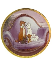 Aristocats 25th Anniversary Plate - Disney Collector