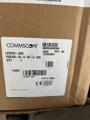 NEW Commscope FOSC 450 Fiber Optic Splice Closure, FOSC450-C6-6-NT-0-C0V