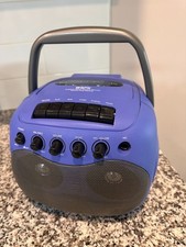 GPX Karaoke Machine Boombox Cassette AM FM Radio Portable No Mic