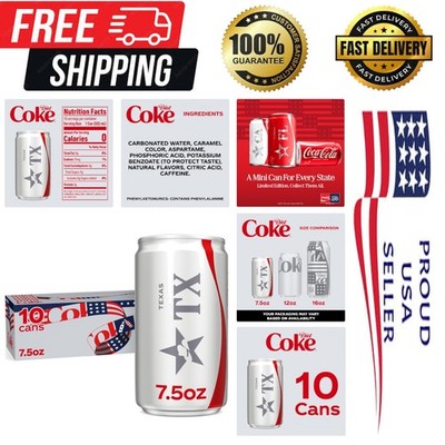 Convenient 10-Pack of 7.5 fl oz Diet Coke - Sparkling Hope with Zero Calories