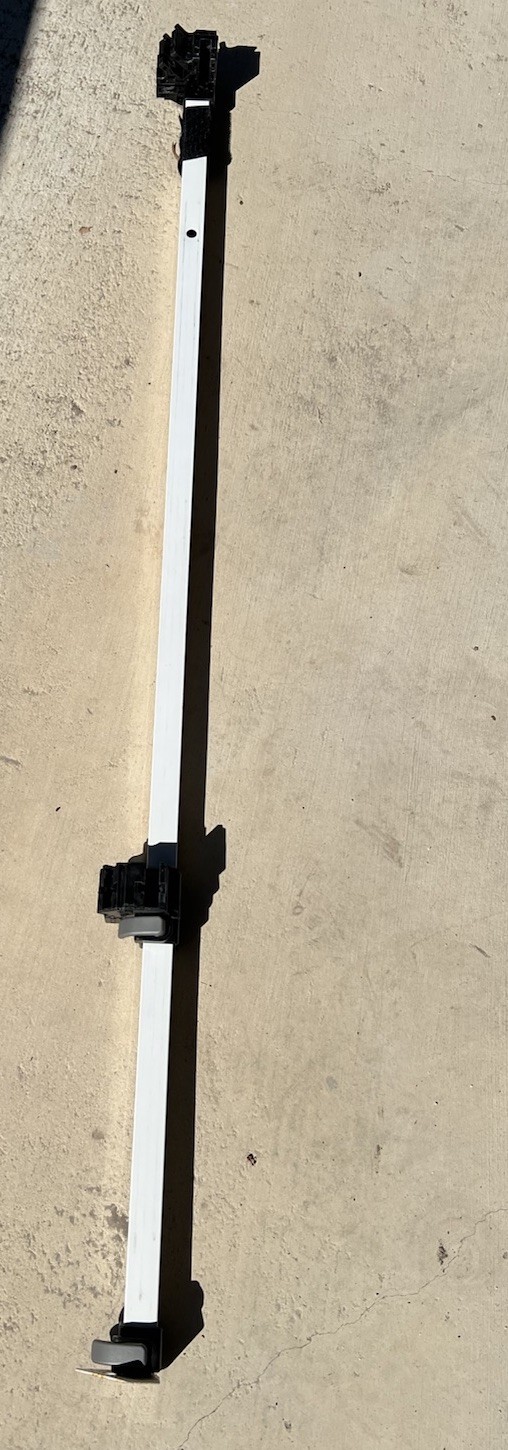 Replacement Leg Complete W/button Sliders White