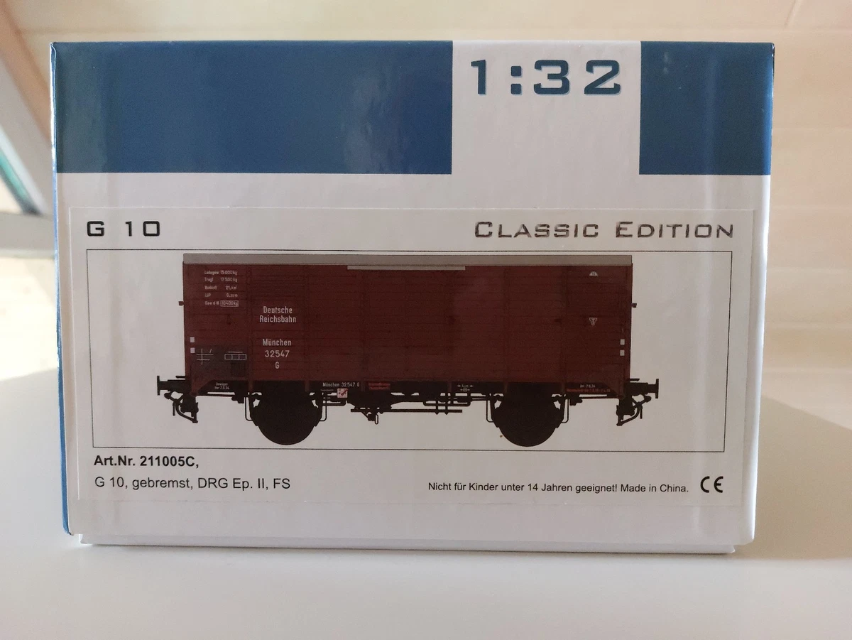 1ID227) KM1 205405B Spur 1 gedeckter Güterwagen GMS 54 der DB, NEM OVP