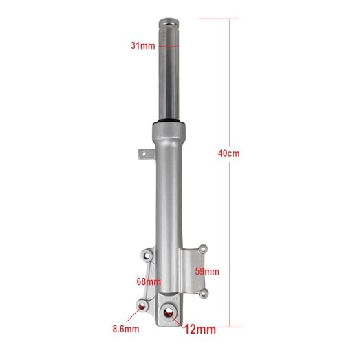 Front Shock Absorbers Forks Set for 50cc 150cc Scooter Moped TaoTao VIP Silver - Picture 2 of 8