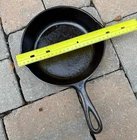 Antique Wagner Ware Sidney - 0 - Black Cast Iron Skillet, 9" Chef Frying Pan
