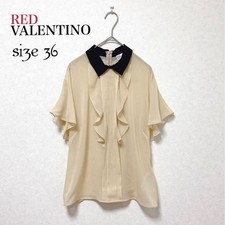 Excellent condition RED VALENTINO Valentino blouse silk frill