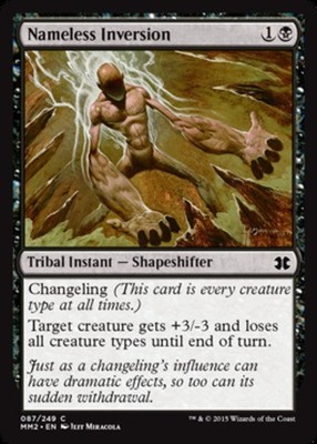Nameless Inversion Modern Masters 2015 Lightly Played, English