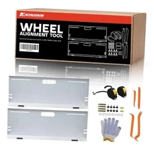 2-Pack Wheel Alignment Tool，Toe Alignment Tool With Tape Measures, Magnetic 