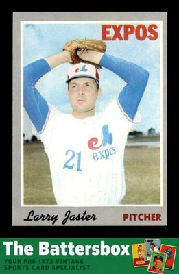 1970 Topps #124 Larry Jaster   NM/NM+ X3752547