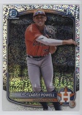 2025 Bowman Chrome Prospects Speckle Refractor /299 Caden Powell #BCP-212 14md