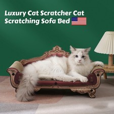 Cat Scratcher Sofa Bed, Cat Scratching Board Cardboard Kitten Luxury Couch