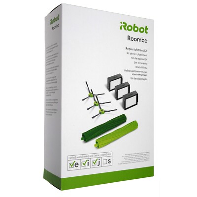 ORIGINAL Bürsten und Filterset für iRobot Roomba e/i/j, Combo i5/i8/j5