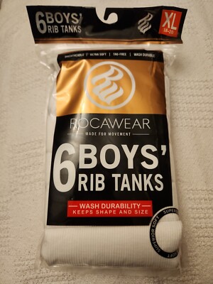 ROCA WEAR BOYS RIB TANKS XL