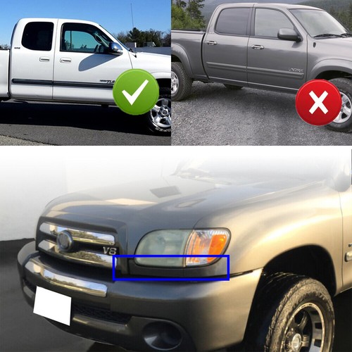 Left Side Front Bumper Headlight Filler Trim Panel For Toyota Tundra 2003-2006 - Picture 2 of 8