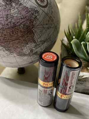 2x Revlon Super Lustrous Lipstick Creme #225 Rosewine 0.15 oz / 4.2 g O